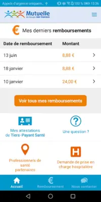 Mutuelle BNP Paribas android App screenshot 6